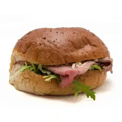 ZACHT BROODJE VLEES BRUIN