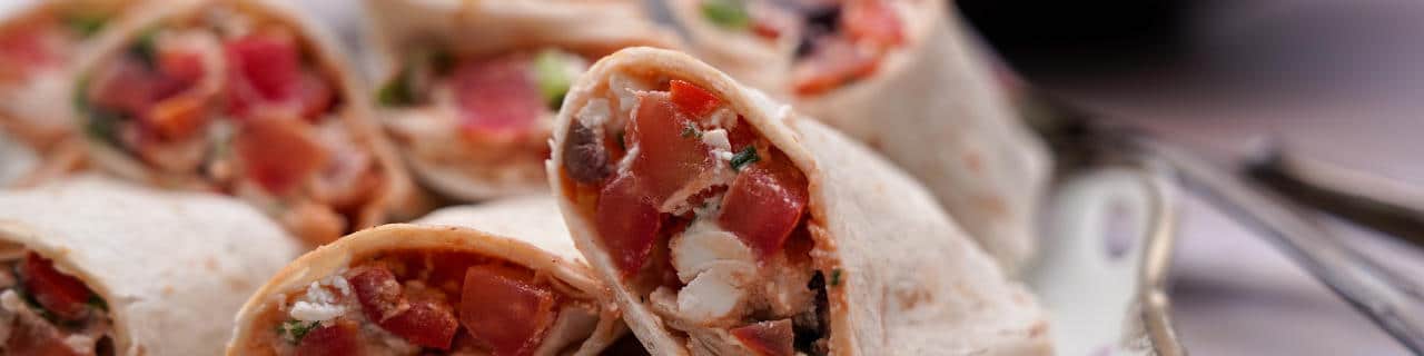 WRAPS LATEN BEZORGEN DOOR CATERING DE REIGER