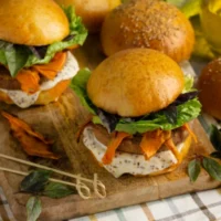 Luxe mini broodjesschaal 10 stuks Vegan