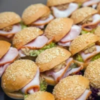 Luxe mini broodjesschaal 10 stuks