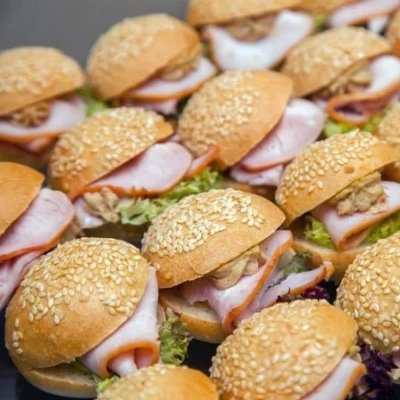 Luxe mini broodjesschaal landelijke levering